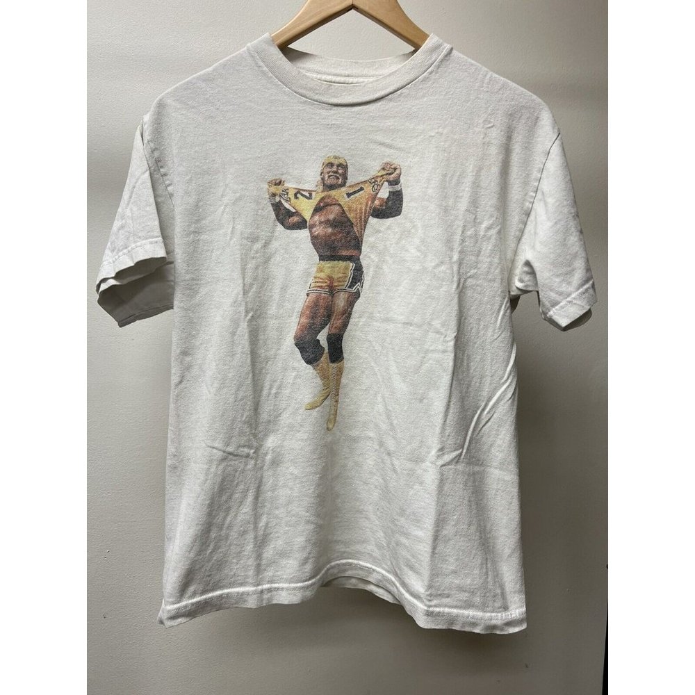 B11 The Forest Lab Medium Hulk Hogan Lakers 100% Cotton Graphic Tee T Shirt